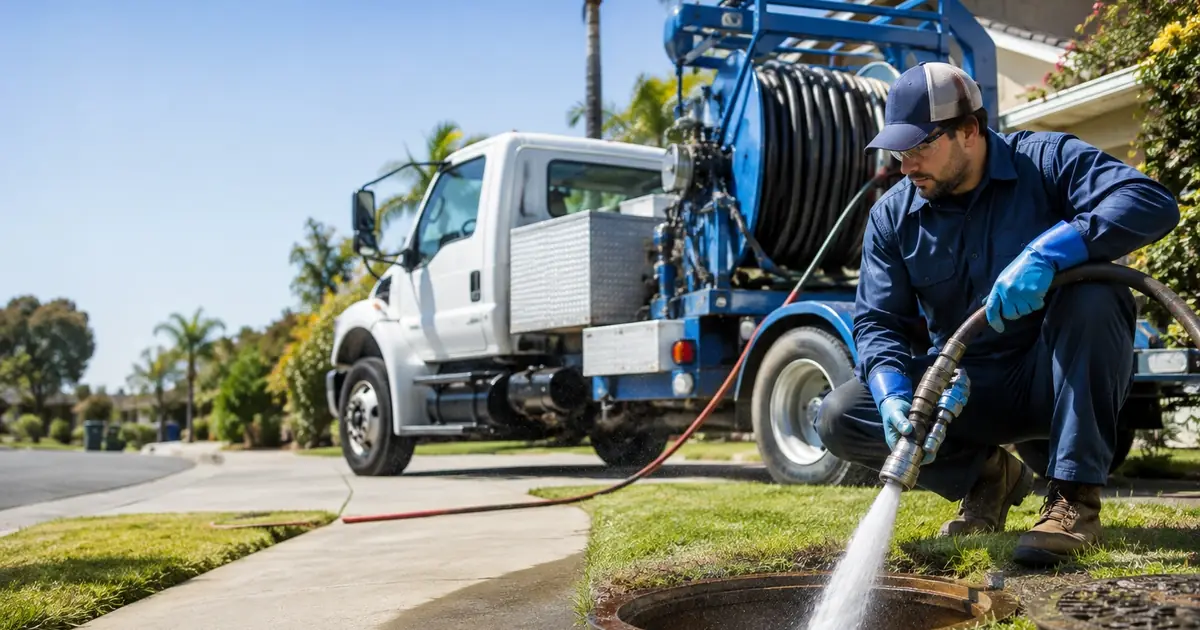 Hydro jet sewer cleaning Loma Linda